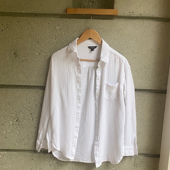 🆕 Rachel Roy Gauzey Button down NWOT - Picture 3 of 7
